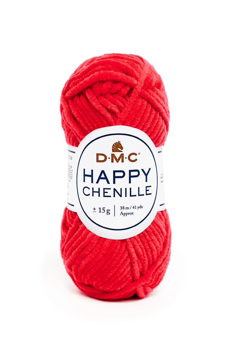 Fil crochet Happy Chenille - DMC Laine DMC | Gaspard et Léonie Tissus en ligne et Mercerie à Toulouse