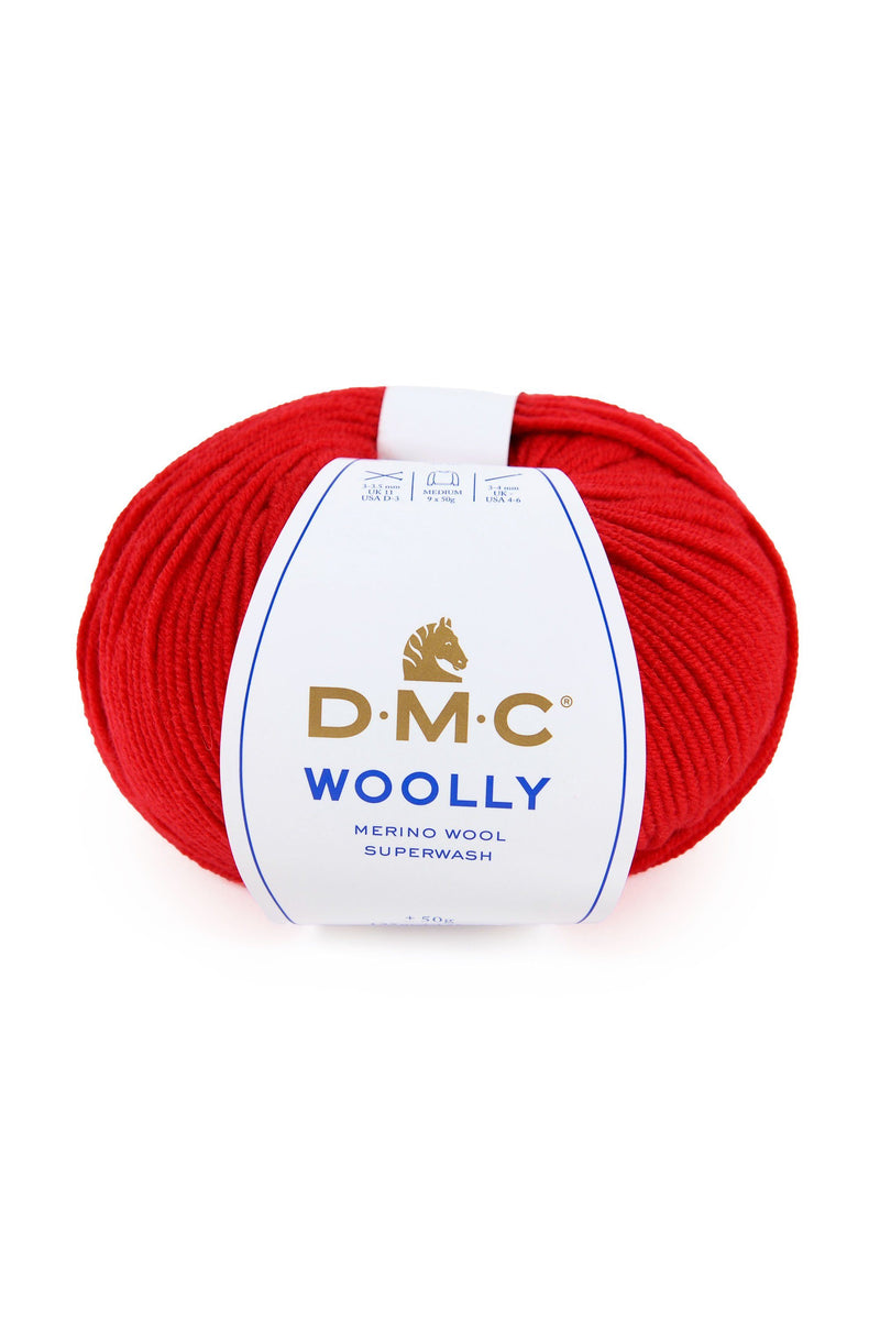 Fil Laine Mérinos pour tricot et crochet - WOOLLY - DMC Fil Coton et Laine DMC | Gaspard et Léonie Tissus en ligne et Mercerie à Toulouse