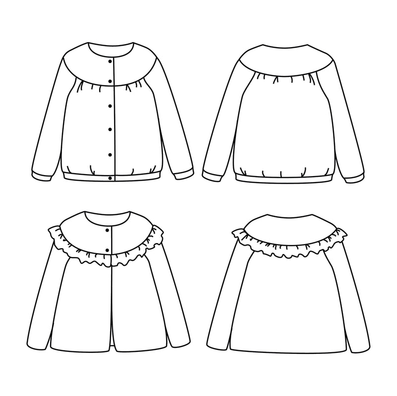 IRMA Enfant Gilet patron de couture pochette - L'atelier de Gaspard et Léonie