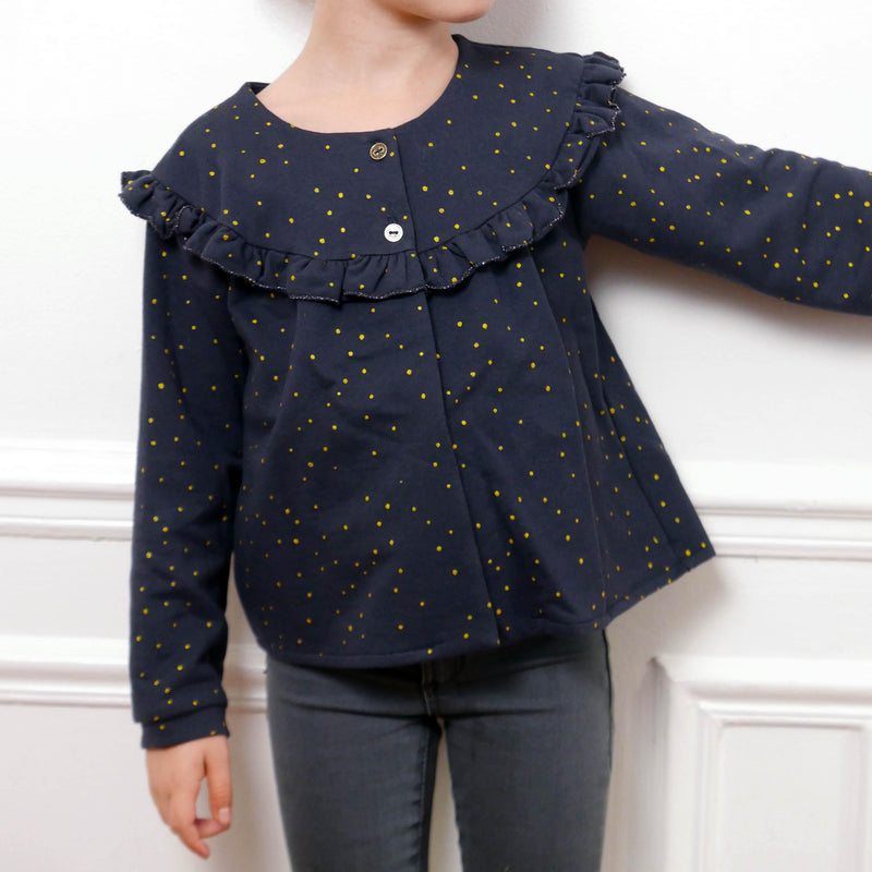 IRMA Enfant Gilet patron de couture pochette - L'atelier de Gaspard et Léonie