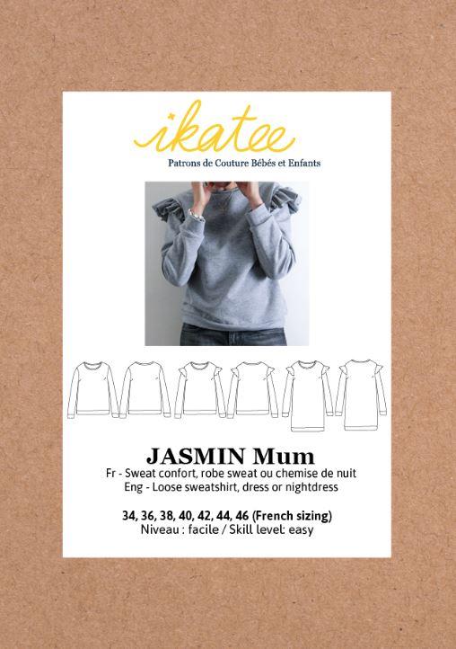 JASMIN Mum Sweat ou Robe patron de couture pochette - L'atelier de Gaspard et Léonie