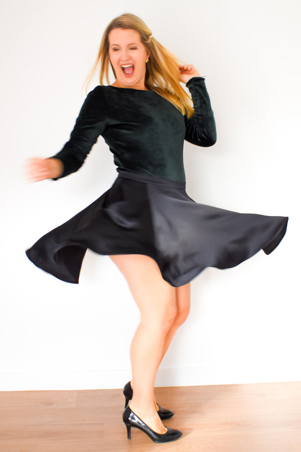 Jupe patineuse CINDY Pochette Patron de couture - I AM PATTERNS Patron de couture I AM Patterns | Gaspard et Léonie Tissus en ligne et Mercerie à Toulouse