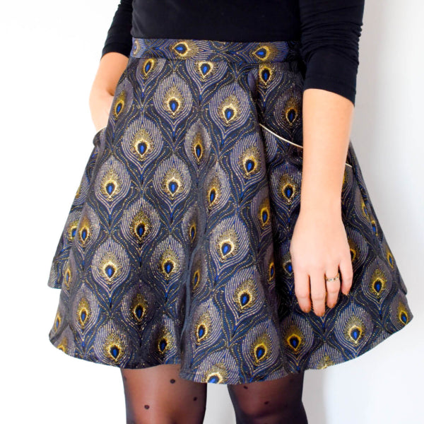 Jupe patineuse CINDY Pochette Patron de couture - I AM PATTERNS Patron de couture I AM Patterns | Gaspard et Léonie Tissus en ligne et Mercerie à Toulouse