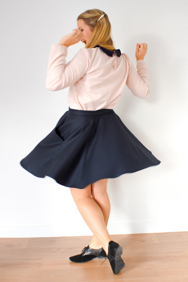 Jupe patineuse CINDY Pochette Patron de couture - I AM PATTERNS Patron de couture I AM Patterns | Gaspard et Léonie Tissus en ligne et Mercerie à Toulouse