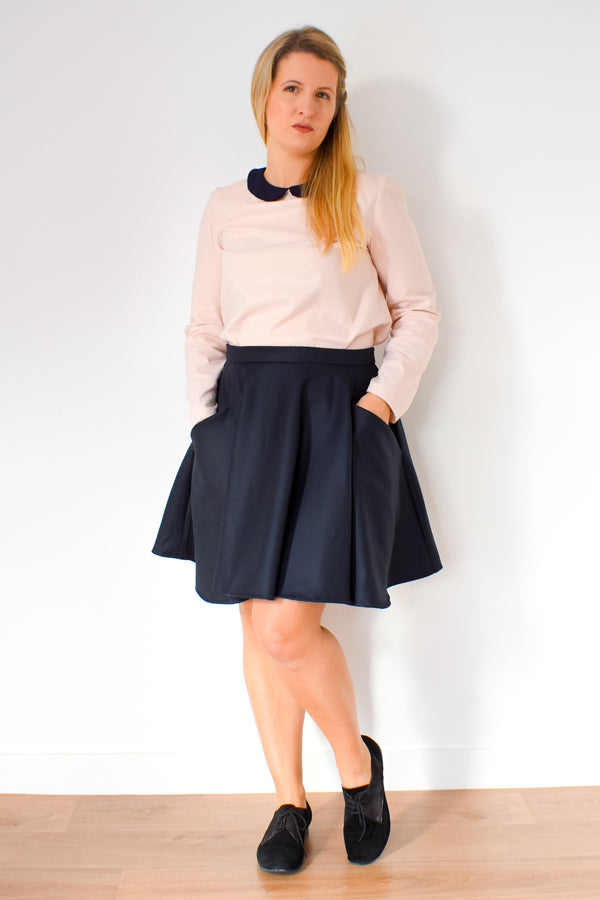 Jupe patineuse CINDY Pochette Patron de couture - I AM PATTERNS Patron de couture I AM Patterns | Gaspard et Léonie Tissus en ligne et Mercerie à Toulouse