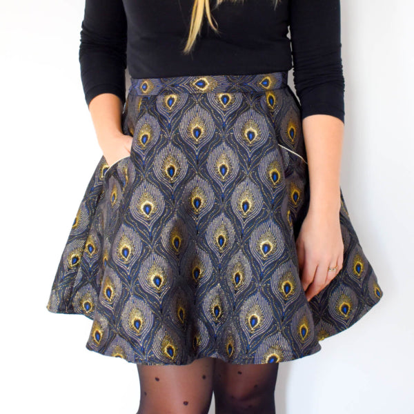 Jupe patineuse CINDY Pochette Patron de couture - I AM PATTERNS Patron de couture I AM Patterns | Gaspard et Léonie Tissus en ligne et Mercerie à Toulouse