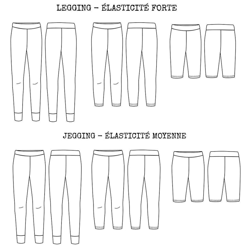 Legging SEATTLE patron de couture pochette IKATEE Patron de couture Ikatee | Gaspard et Léonie Tissus en ligne et Mercerie à Toulouse