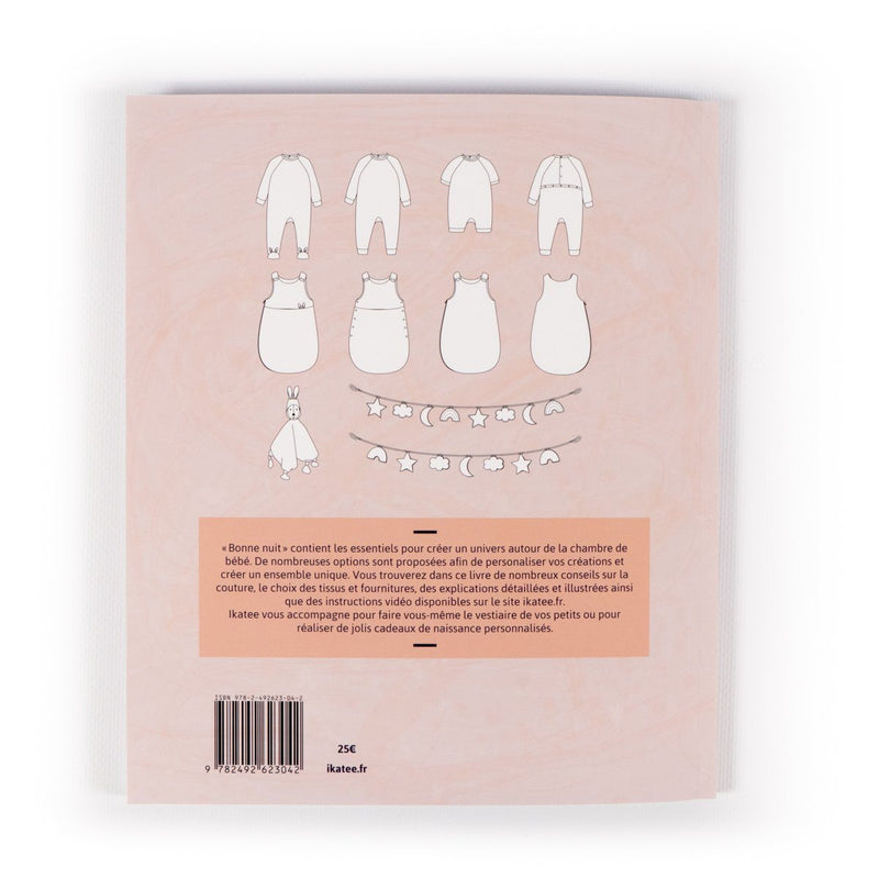 Livre de couture bébé "Bonne nuit" - IKATEE Patron de couture Ikatee | Gaspard et Léonie Tissus en ligne et Mercerie à Toulouse