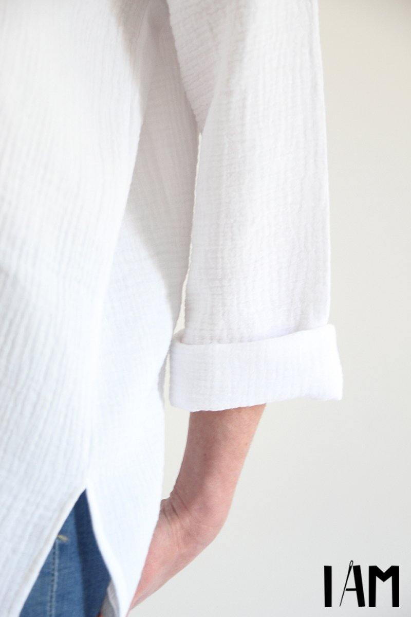 LUCIENNE Robe chemise ou Tunique Patron de couture pochette - L'atelier de Gaspard et Léonie