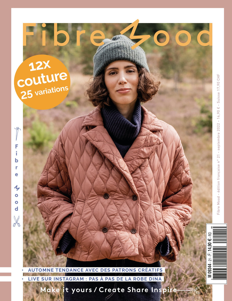 Magazine FIBRE MOOD Livre patrons N°21 Patron de couture FIBRE MOOD | Gaspard et Léonie Tissus en ligne et Mercerie à Toulouse