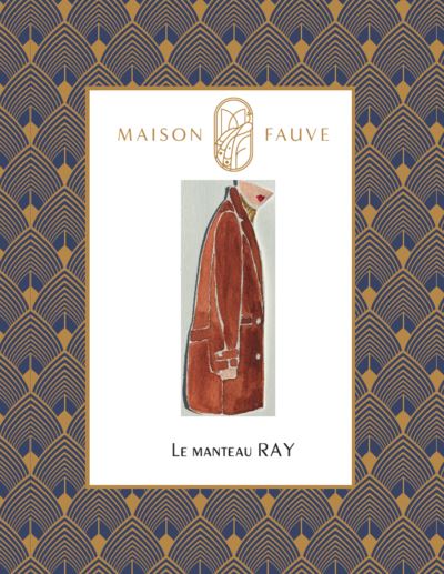 Manteau RAY Patron de couture Pochette - MAISON FAUVE Patron de couture MAISON FAUVE | Gaspard et Léonie Tissus en ligne et Mercerie à Toulouse