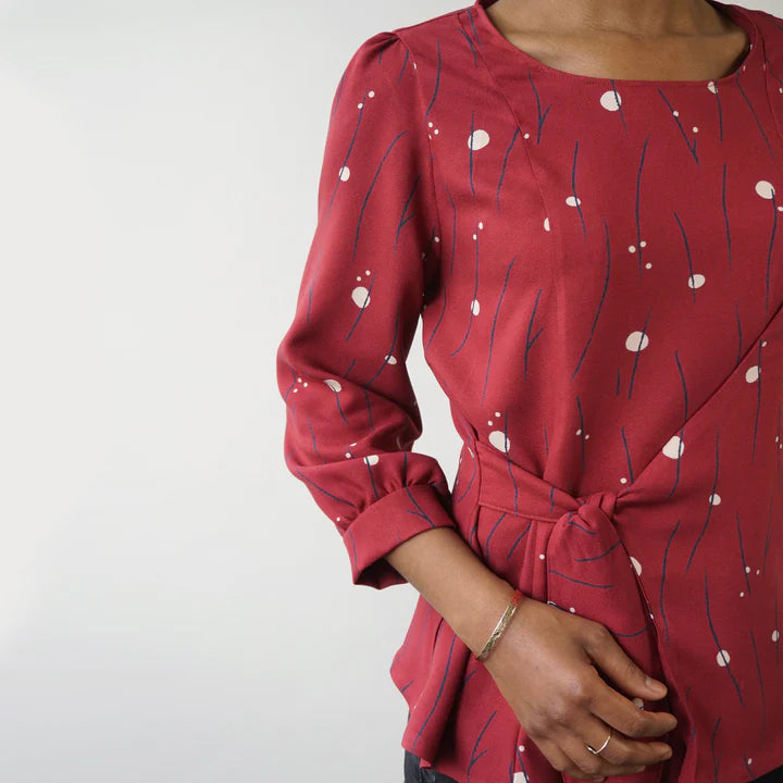 OXANA Blouse et Robe patron de couture pochette - Les lubies de Cadia Patron de couture Les lubies de Cadia | Gaspard et Léonie Tissus en ligne et Mercerie à Toulouse