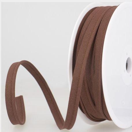Passepoil Marron Foncé 10mm Col:56 (vendu 10cm) - L'atelier de Gaspard et Léonie