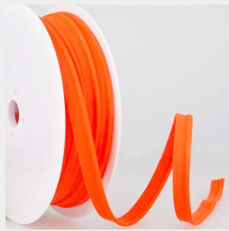 Passepoil Orange bengale 10mm Col:94 (vendu 10cm) - L'atelier de Gaspard et Léonie