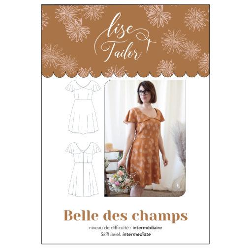 Robe - BELLE DES CHAMPS - Patron de couture pochette Patron de couture LISE TAILOR | Gaspard et Léonie Tissus Mercerie Toulouse