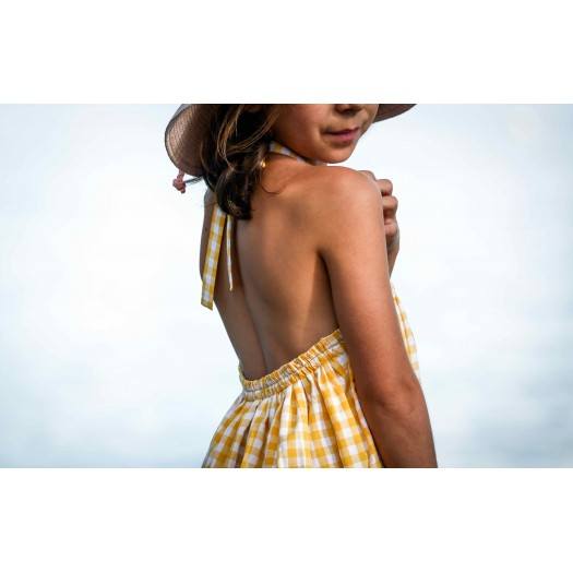 Robe dos nu fille new arrivals