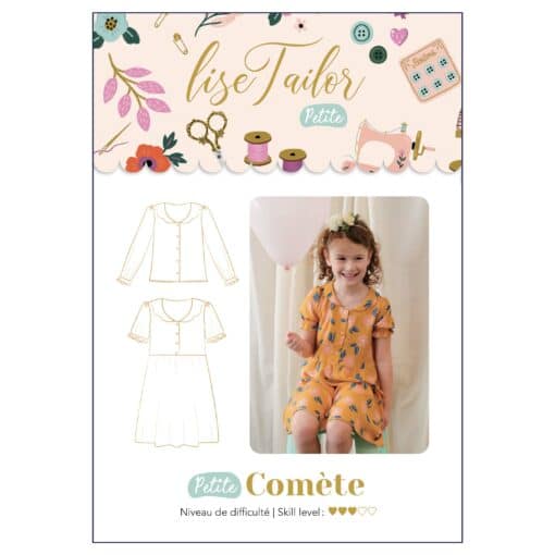 Robe Petite COMETE - Patron de couture pochette - Lise Tailor Patron de couture LISE TAILOR | Gaspard et Léonie Tissus en ligne et Mercerie à Toulouse