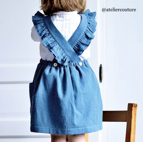 Robe tablier MILANO KIDS patron de couture pochette IKATEE Patron de couture Ikatee | Gaspard et Léonie Tissus en ligne et Mercerie à Toulouse