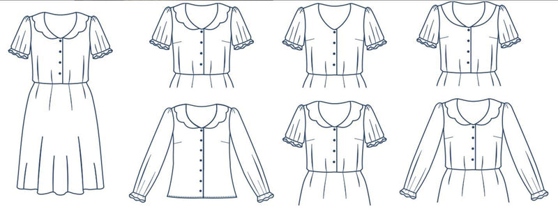 Robe/Blouse COMETE Patron de couture pochette Patron de couture LISE TAILOR | Gaspard et Léonie Tissus Mercerie Toulouse