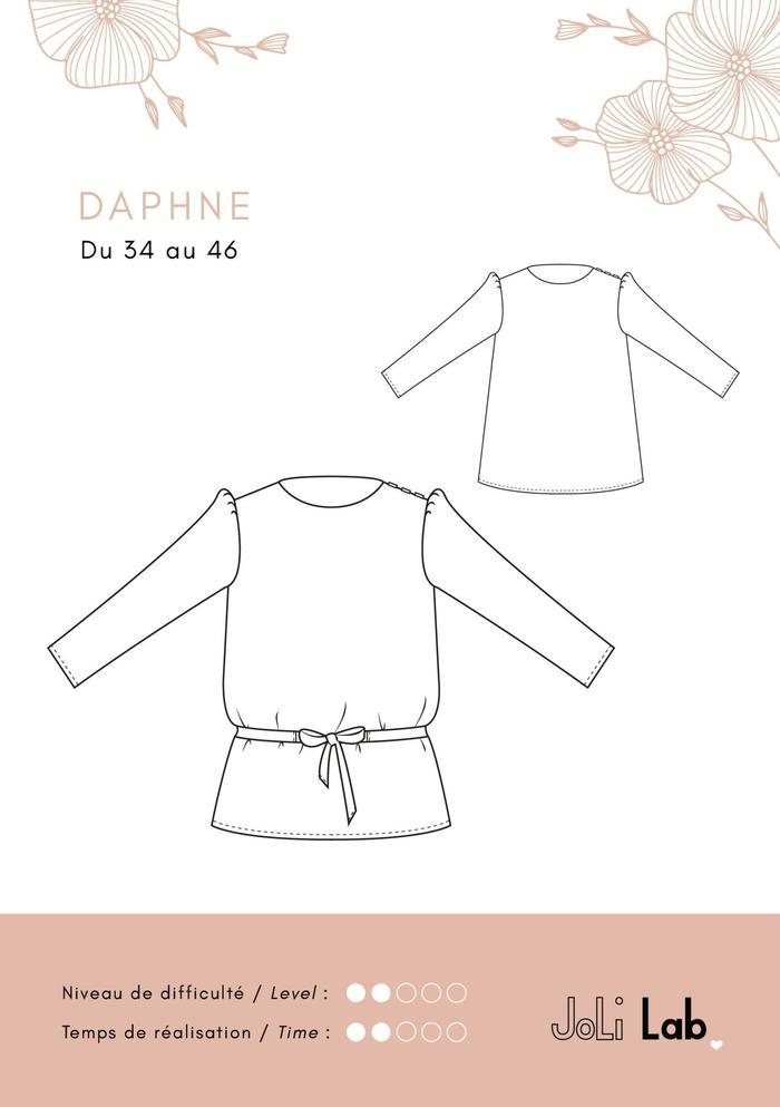 Robe/Blouse DAPHNE - Patron de couture pochette Patron de couture JOLI LAB | Gaspard et Léonie Tissus Mercerie Toulouse