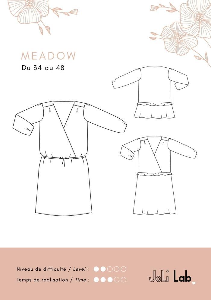 Robe/Blouse MEADOW - Patron de couture pochette Patron de couture JOLI LAB | Gaspard et Léonie Tissus Mercerie Toulouse