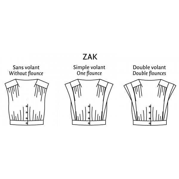 Robe/Crop-top ZAK- Patron de couture pochette - PM PATTERNS Patron de couture PM PATTERNS | Gaspard et Léonie Tissus en ligne et Mercerie à Toulouse