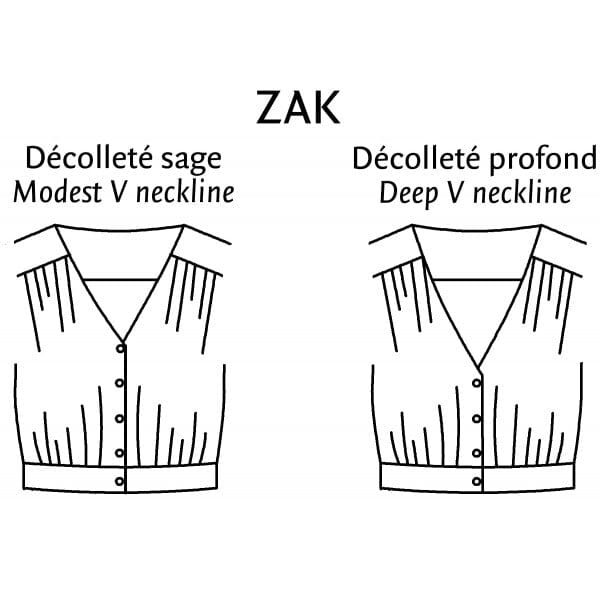 Robe/Crop-top ZAK- Patron de couture pochette - PM PATTERNS Patron de couture PM PATTERNS | Gaspard et Léonie Tissus en ligne et Mercerie à Toulouse