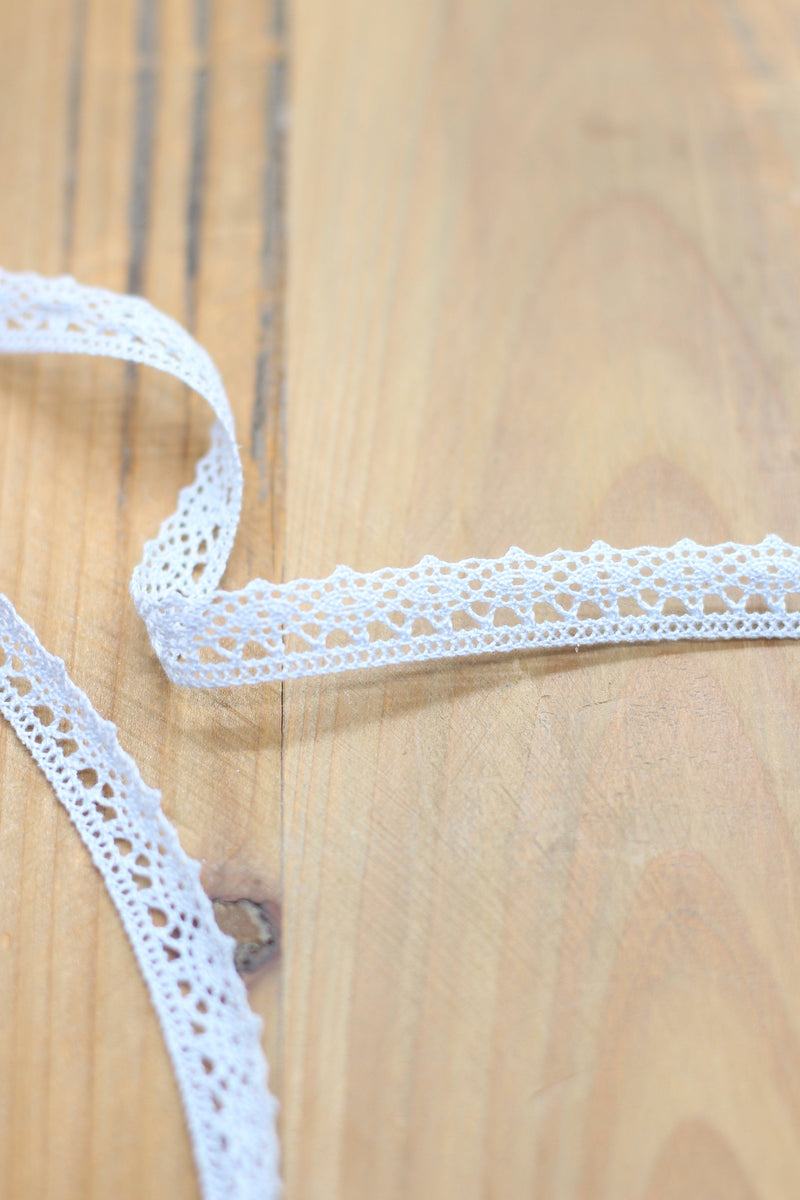 Ruban dentelle/Broderie bleu ciel 12mm (vendu x10cm) Mercerie Sélection Gaspard & Léonie | Gaspard et Léonie Tissus Mercerie Toulouse