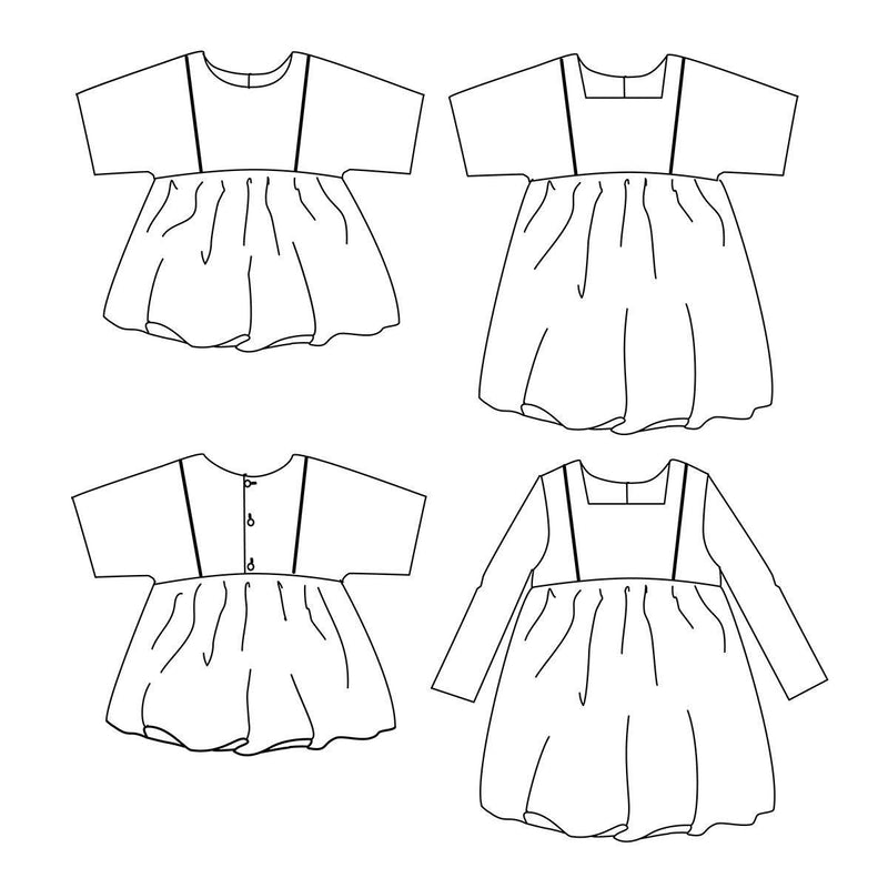 SAKURA KIDS Enfant Blouse/Robe patron de couture pochette Patron de couture Ikatee | Gaspard et Léonie Tissus Mercerie Toulouse