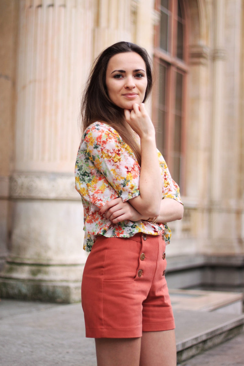 Short IRIS Femme - Patron de couture pochette - CHA'COUD Patron de couture Cha'Coud | Gaspard et Léonie Tissus en ligne et Mercerie à Toulouse
