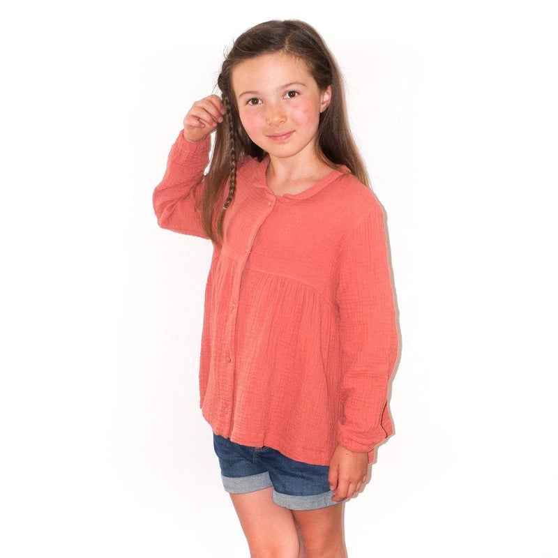 STOCKHOLM KIDS Blouse ou robe fille Patron de couture pochette - L'atelier de Gaspard et Léonie