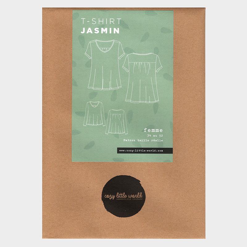 T-Shirt JASMIN Patron de couture Pochette - L'atelier de Gaspard et Léonie