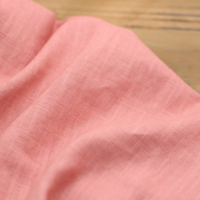 Tissu 100% Lin Lavé Uni - Vieux rose (Vendu x10cm) Tissus Sélection Gaspard & Léonie | Gaspard et Léonie Tissus en ligne et Mercerie à Toulouse