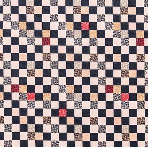 Tissu coton Carreaux Multicolores- Rico Design (Vendu x10cm) - L'atelier de Gaspard et Léonie