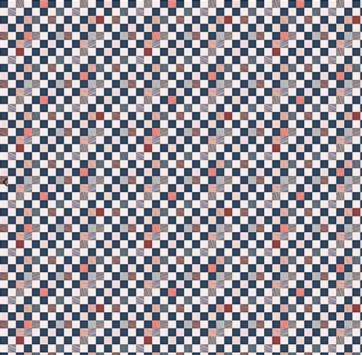 Tissu coton Carreaux Multicolores- Rico Design (Vendu x10cm) - L'atelier de Gaspard et Léonie