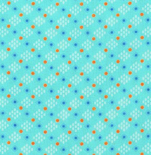 Tissu coton CHIFOUMI Azur (Vendu X10cm) - L'atelier de Gaspard et Léonie