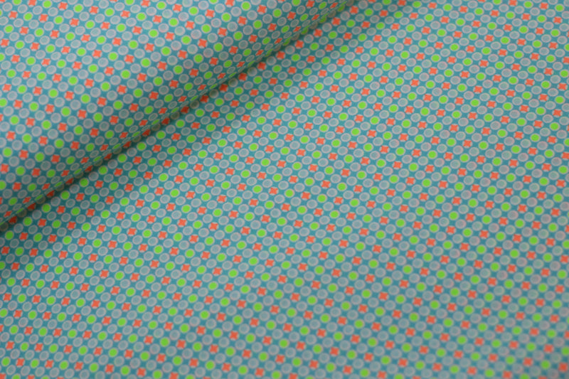 Tissu coton DJANGO Azur (Vendu X10cm) Tissus PETIT PAN | Gaspard et Léonie Tissus Mercerie Toulouse