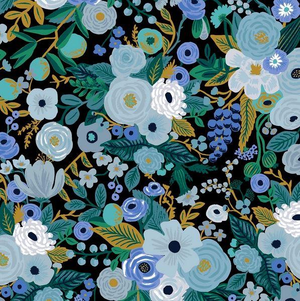 Tissu coton - GARDEN PARTY - (vendu x10cm) Tissus Rifle Paper Co | Gaspard et Léonie Tissus Mercerie Toulouse