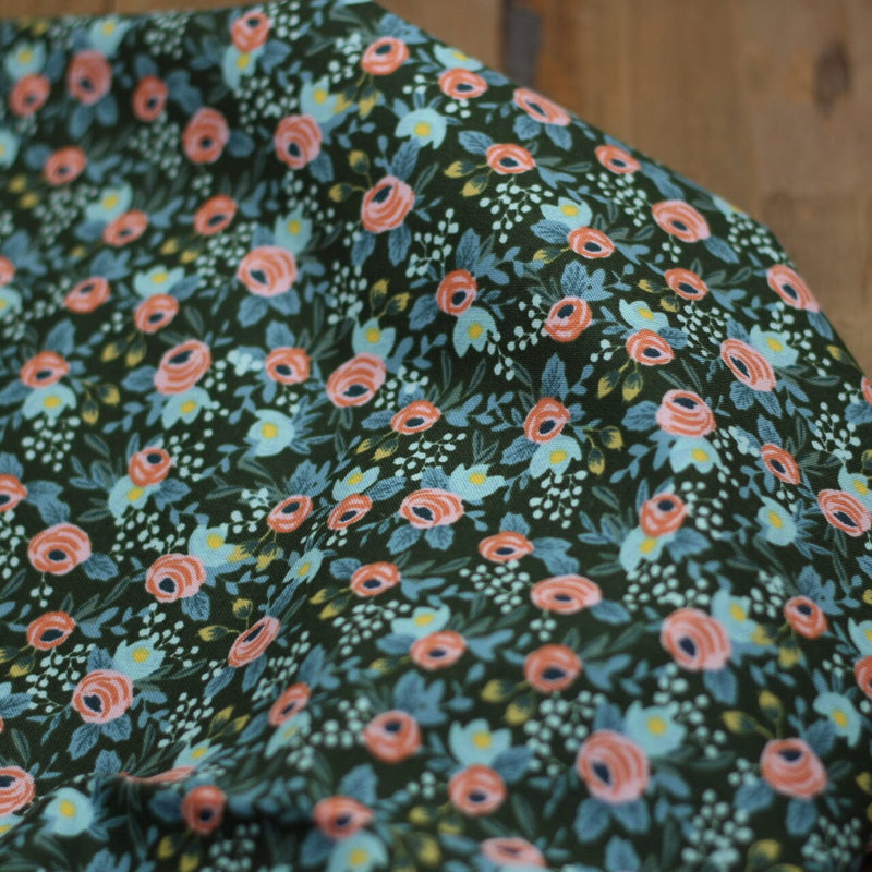 Tissu coton - MENOGERIE - Vert (vendu x10cm) Tissus Rifle Paper Co | Gaspard et Léonie Tissus en ligne et Mercerie à Toulouse
