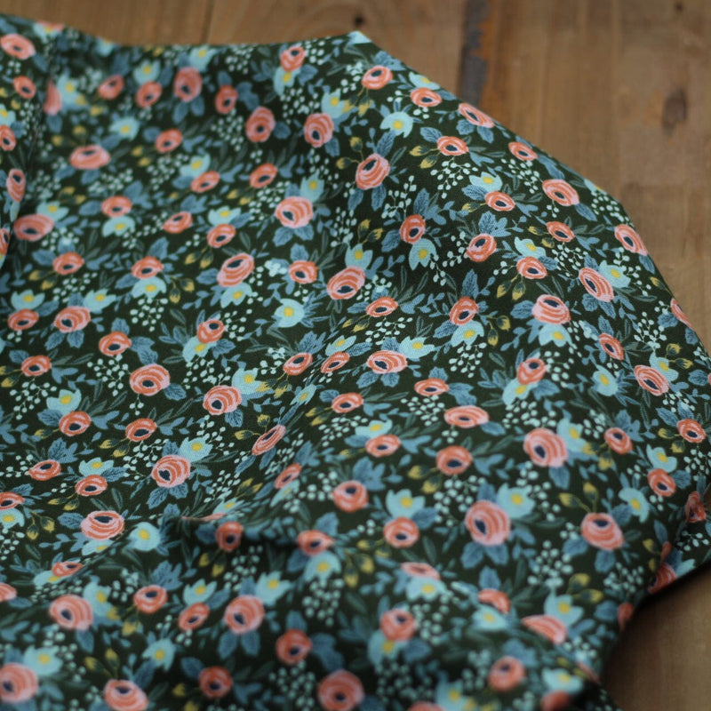 Tissu coton - MENOGERIE - Vert (vendu x10cm) Tissus Rifle Paper Co | Gaspard et Léonie Tissus en ligne et Mercerie à Toulouse