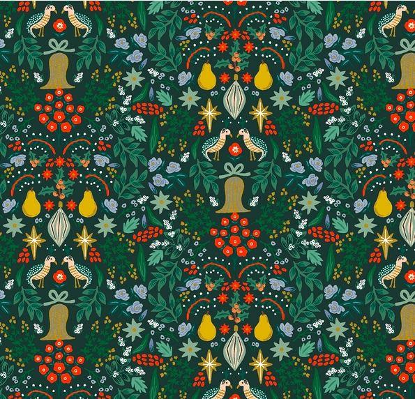 Tissu coton NOEL - HOLIDAY CLASSICS - (vendu x10cm) Tissus Rifle Paper Co | Gaspard et Léonie Tissus Mercerie Toulouse