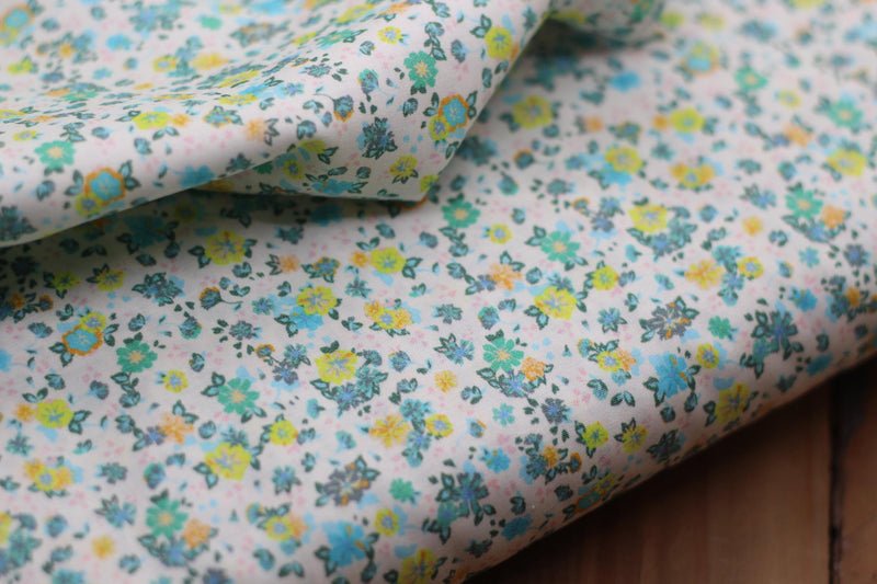 Tissu coton Soyeux - Océan Flowers (Vendu x10cm) Tissus Sélection Gaspard & Léonie | Gaspard et Léonie Tissus Mercerie Toulouse