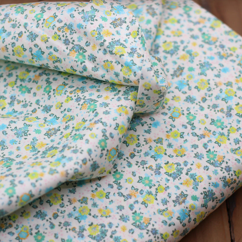 Tissu coton Soyeux - Océan Flowers (Vendu x10cm) Tissus Sélection Gaspard & Léonie | Gaspard et Léonie Tissus Mercerie Toulouse
