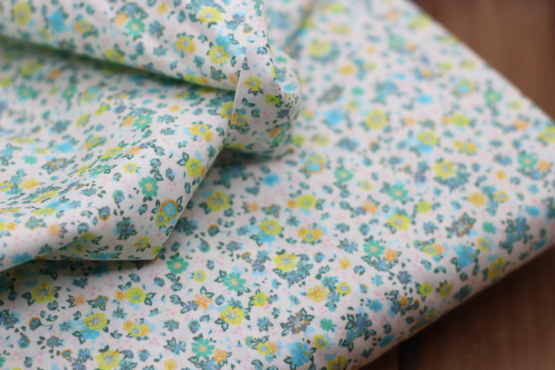 Tissu coton Soyeux - Océan Flowers (Vendu x10cm) Tissus Sélection Gaspard & Léonie | Gaspard et Léonie Tissus Mercerie Toulouse