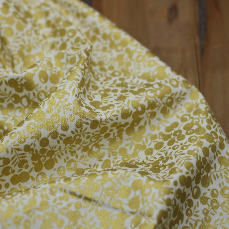 Tissu Coton WILTSHIRE SHADOW GOLD - Liberty Fabrics (Vendu x10cm) Tissus LIBERTY Fabrics | Gaspard et Léonie Tissus en ligne et Mercerie à Toulouse