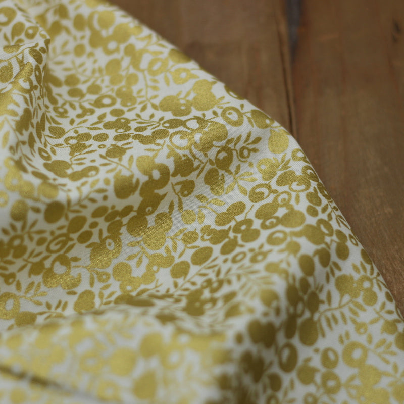 Tissu Coton WILTSHIRE SHADOW GOLD - Liberty Fabrics (Vendu x10cm) Tissus LIBERTY Fabrics | Gaspard et Léonie Tissus en ligne et Mercerie à Toulouse