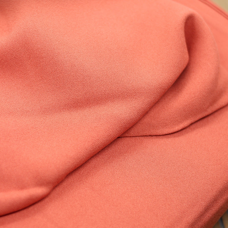 Tissu Crêpe de viscose - Terracotta - VIKKI (Vendu x10cm) Tissus Sélection _FIBRE MOOD | Gaspard et Léonie Tissus Mercerie Toulouse