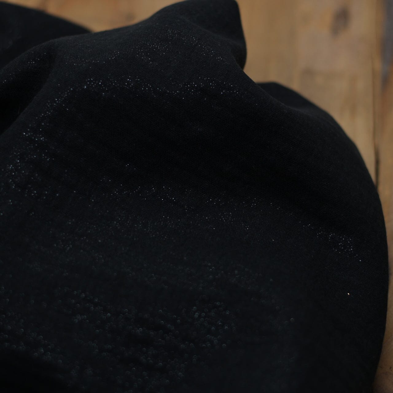 Tissu double gaze de coton - Noir pailleté Noir (Vendu x10cm) Tissus Sélection Gaspard & Léonie | Gaspard et Léonie Tissus en ligne et Mercerie à Toulouse
