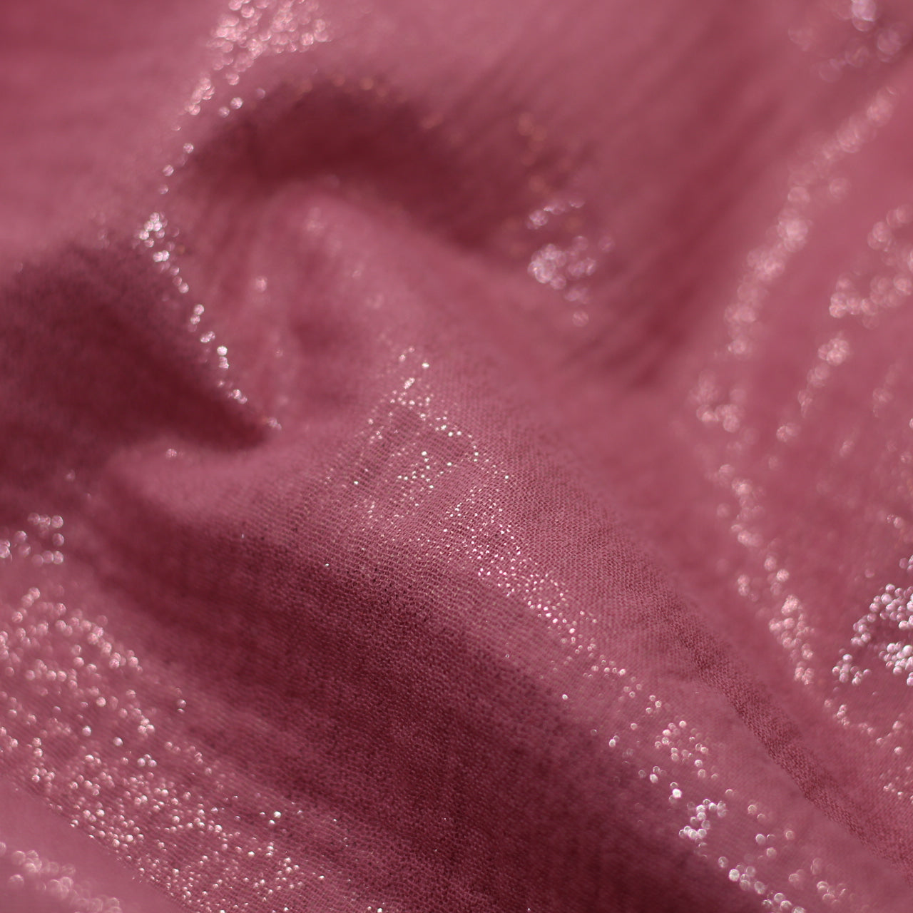 Tissu double gaze de coton - Rose pailleté Rose (Vendu x10cm) Tissus Sélection Gaspard & Léonie | Gaspard et Léonie Tissus en ligne et Mercerie à Toulouse