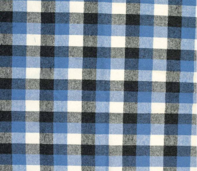 Tissu Flanelle Tartan Vichy Tricolore - Jean (Vendu x10cm) Tissus katia Fabrics | Gaspard et Léonie Tissus en ligne et Mercerie à Toulouse